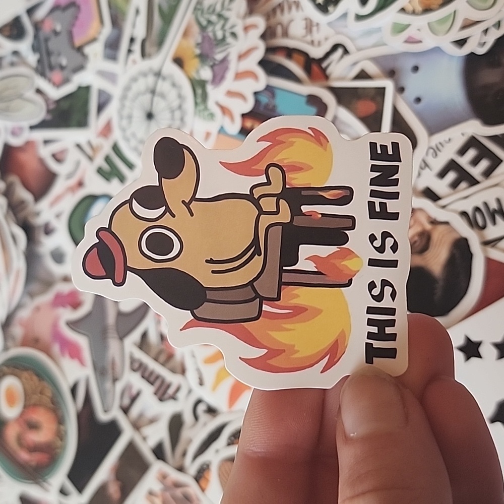 10/$10 This is Fine Vinyl Sticker